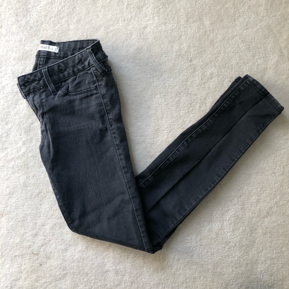 Pacsun bullhead black faded black wash jeggings